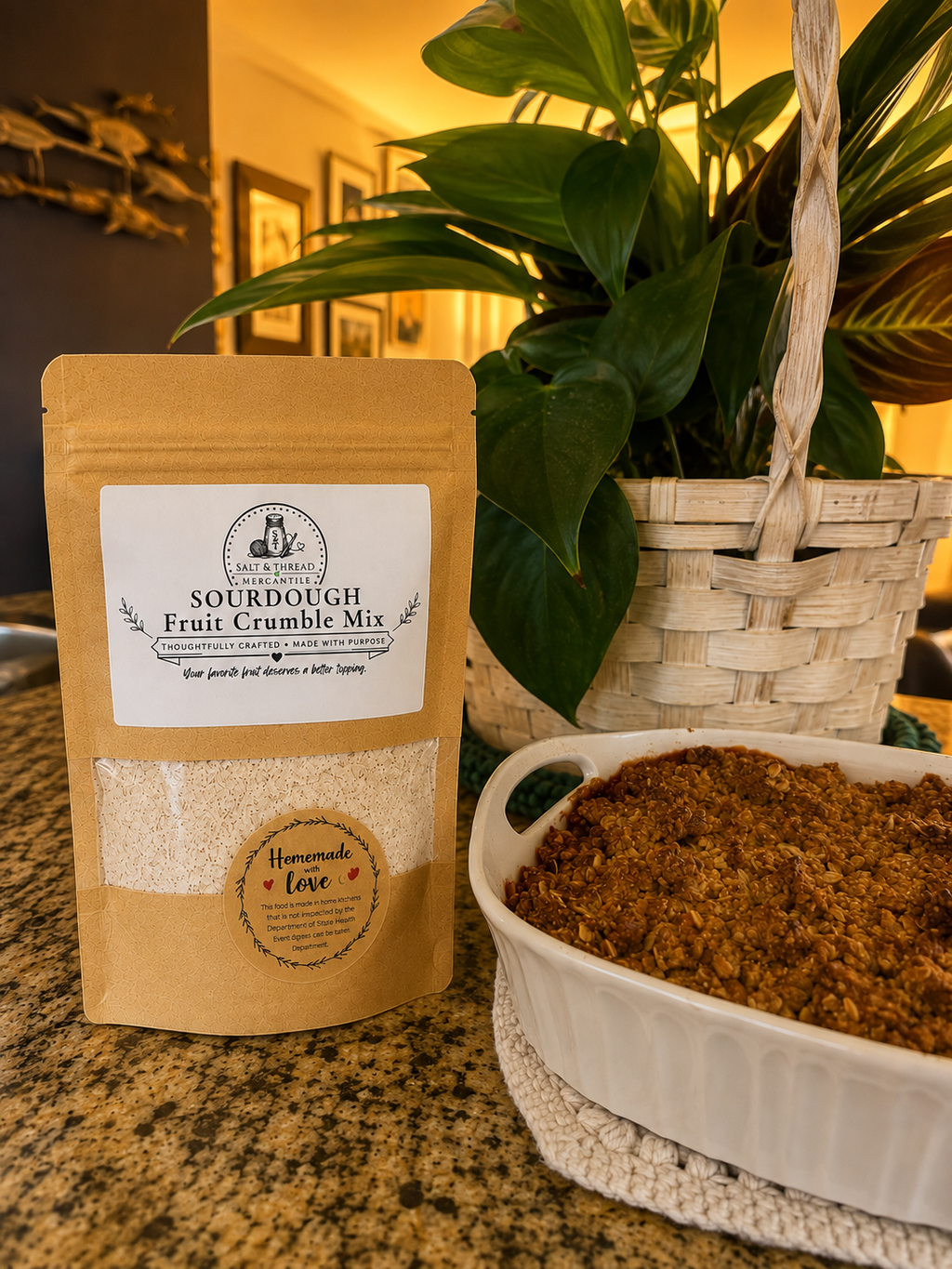 Sourdough Fruit Crumble Mix
