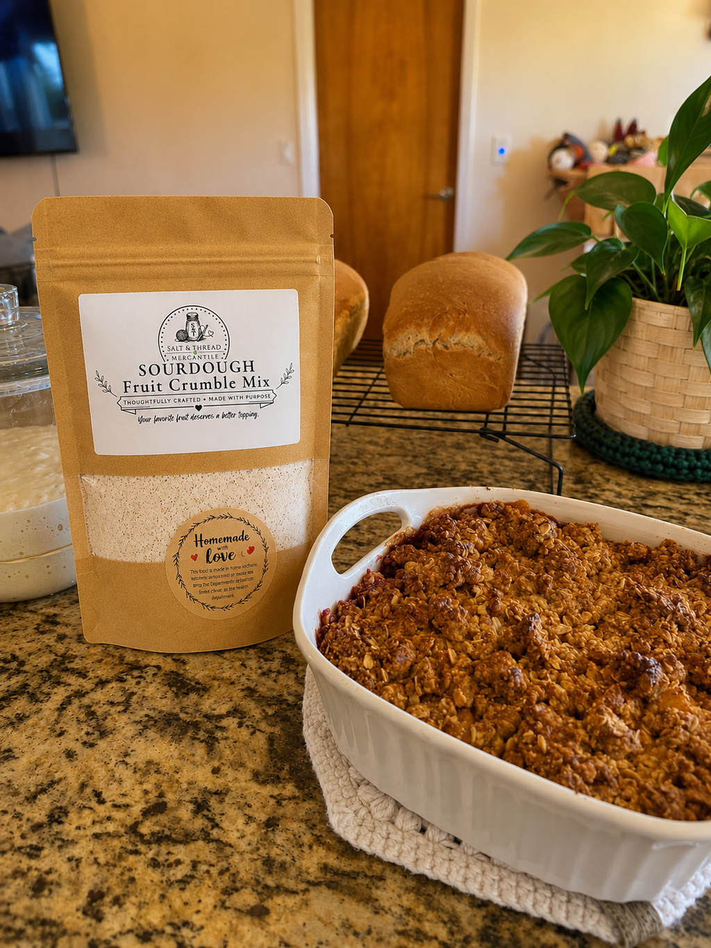 Sourdough Fruit Crumble Mix